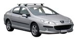 Portapacchi YAKIMA Peugeot 407 ,2004 - 2010 ,4dr Sedan