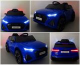 Auto elettrica per bambini AUDI RS6 GT blu