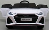 Auto elettrica per bambini AUDI RS6 GT bianco