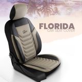 Coprisedili auto per Toyota Hilux (VII) 2004-2015 FLORIDA_Beige 2+3