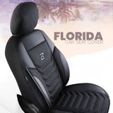 Coprisedili auto per Seat Ibiza (III) 2002-2008 FLORIDA_Grigio 2+3