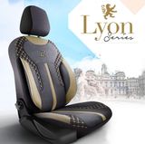 Coprisedili auto per Citroen BODRUMgo 1996-2004 LYON_Beige 2+3