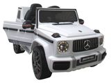 Auto elettrica per bambini Mercedes G63 bianco