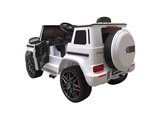 Auto elettrica per bambini Mercedes G63 bianco