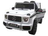 Auto elettrica per bambini Mercedes G63 bianco