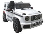 Auto elettrica per bambini Mercedes G63 bianco