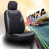 Coprisedili auto per Nissan Qashqai (II) 2014-2021 MONZA_Nero-blu 2+3