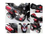 Moto elettrica per bambini M6 nero