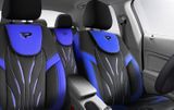 Coprisedili auto per Suzuki Ignis (II) 2016-up PARS_Blu 2+3