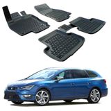 Tappetini in gomma 3D Premium Seat Leon 3 2013 - 2020