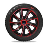 Dischetti Hyundai Quad 14&quot; Red &amp; Black 4ks