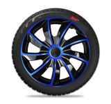 Dischetti Volkswagen Quad 14&quot; Blue &amp; Black 4ks