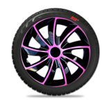 Dischetti Nissan Quad 15&quot; Pink &amp; Black 4ks