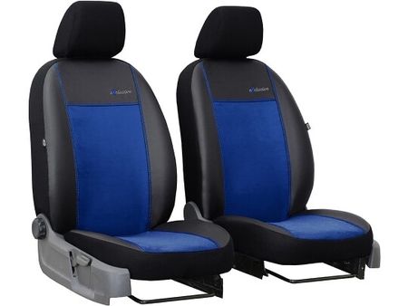 Coprisedili auto per Audi A3 (8L) 1996-2003 Exclusive Alcantara - Blu 1+1, davanti