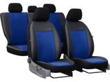 Coprisedili auto per Audi A3 (8L) 1996-2003 Exclusive Alcantara - Blu 2+3