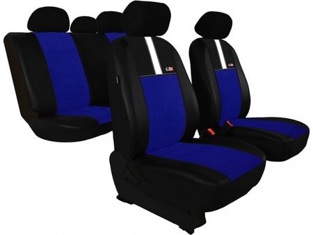 Coprisedili auto per Audi A3 (8P) 2003-2013 GT8 - Blu 2+3