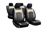 Coprisedili auto per Audi A6 (C6) 2004-2011 Design Leather Beige 2+3