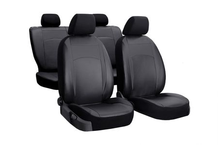 Coprisedili auto per Audi A6 (C7) 2011-2018 Design Leather Nero 2+3