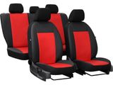 Coprisedili auto per Chevrolet Captiva  2006-up PELLE - Rosso 2+3