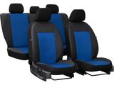 Coprisedili auto per Chevrolet Captiva  2006-up PELLE - Blu 2+3