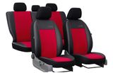 Coprisedili auto per Chevrolet Cruze  2008-up Exclusive Alcantara - Rosso 2+3