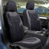 Coprisedili auto per Citroen C3 Picasso 2008-2017 MONZA_Nero-blu 2+3