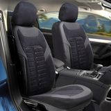 Coprisedili auto per Citroen C3 Picasso 2008-2017 MONZA_Nero-grigio 1+1