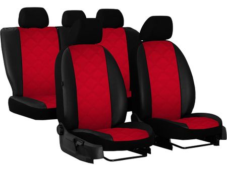 Coprisedili auto per Citroen C4 (I)  2004-2010 Forced K-1 - Rosso 2+3