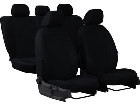 Coprisedili auto per Dacia Logan (I) 2004-2012 Classic Plus - Nero 2+3