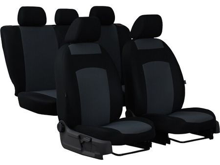 Coprisedili auto per Dacia Logan (II) 2012-2020 Classic Plus - Grigio 2+3