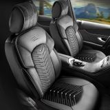 Coprisedili auto per Hyundai Elantra (VI) 2016-2020 DUBAI_Nero 2+3