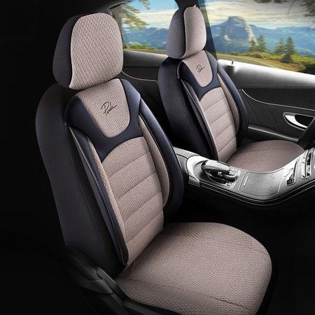 Coprisedili auto per Hyundai i30 (II) 2012-2017 PRESTIGE_Beige 2+3