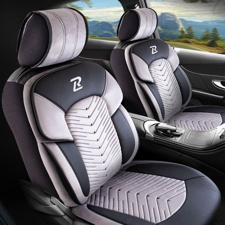 Coprisedili auto per Hyundai i30 (III) 2017 DUBAI_Grigio 2+3