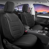 Coprisedili auto per Hyundai Tucson (III) 2015-2018 PALERMO_Nero-grigio 1+1