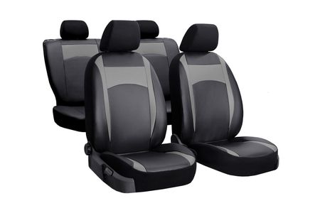 Coprisedili auto per Kia Sportage (III) 2010-2016 Design Leather Grigio 2+3