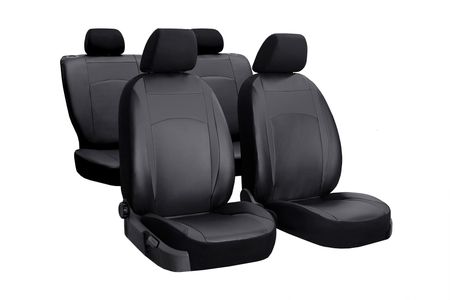 Coprisedili auto per Kia Sportage (IV) 2016-2020 Design Leather Nero 2+3