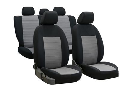 Coprisedili auto per Mitsubishi Outlander (III) 2012-2021 Pure Line Grigio 2+3