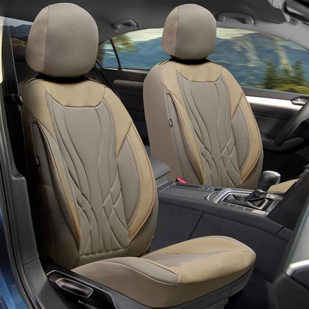 Coprisedili auto per Renault Megane (III) 2008-2016 FIRENZE_Beige 2+3