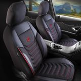 Coprisedili auto per Seat Ateca 2016-up FLORIDA_Nero-rosso 2+3