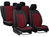 Coprisedili auto per Seat Ibiza (III) 2002-2008 PELLE - Borgogna 2+3