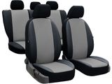 Coprisedili auto per Seat Leon (I)  1999-2005 Perline - Grigio 2+3