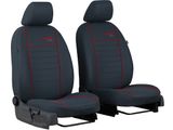 Coprisedili auto per Seat Leon (I)  1999-2005 TREND LINE - Rosso 1+1, davanti