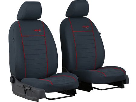 Coprisedili auto per Seat Leon (I)  1999-2005 TREND LINE - Rosso 1+1, davanti