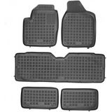 Tappetini in gomma REZAW Volkswagen SHARAN I version 7 seats 1995 - 2010 5 pcs