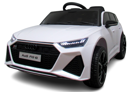 Auto elettrica per bambini AUDI RS6 GT bianco