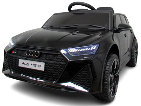 Auto elettrica per bambini AUDI RS6 GT nero