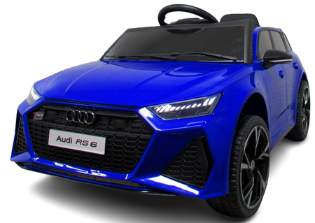 Auto elettrica per bambini AUDI RS6 GT blu