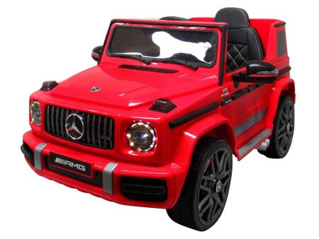 Auto elettrica per bambini Mercedes G63 rosso