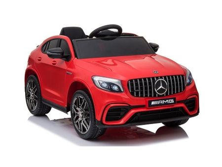 Auto elettrica per bambini Mercedes GLC 63S rosso monoposto