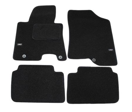 Tappetini in tessuto con logo Hyundai i30 2007-2012 4pcs